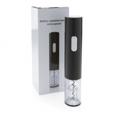 Logo trade promotional items image of: Electric wine opener - battery operated