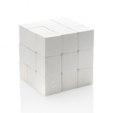 Logotrade promotional items photo of: Wooden brain game in canvas pouch