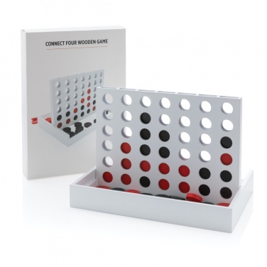 Logotrade advertising product image of: Connect four wooden game