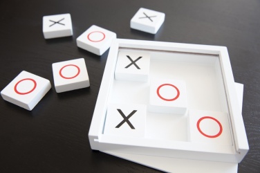 Logo trade promotional giveaway photo of: Deluxe Tic Tac Toe game