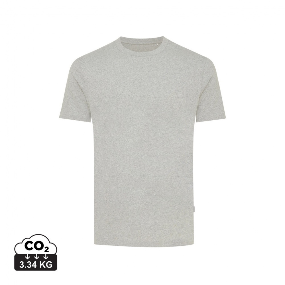 Logo trade promotional items image of: Iqoniq Manuel recycled cotton t-shirt undyed