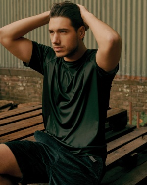 Logo trade advertising products picture of: Iqoniq Tikal recycled polyester quick dry sport t-shirt