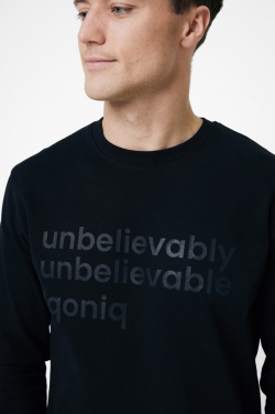 Logo trade promotional merchandise picture of: Iqoniq Zion recycled cotton crew neck