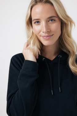 Logo trade business gifts image of: Iqoniq Trivor recycled polyester microfleece hoodie