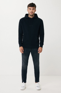 Logo trade promotional gift photo of: Iqoniq Rila lightweight recycled cotton hoodie