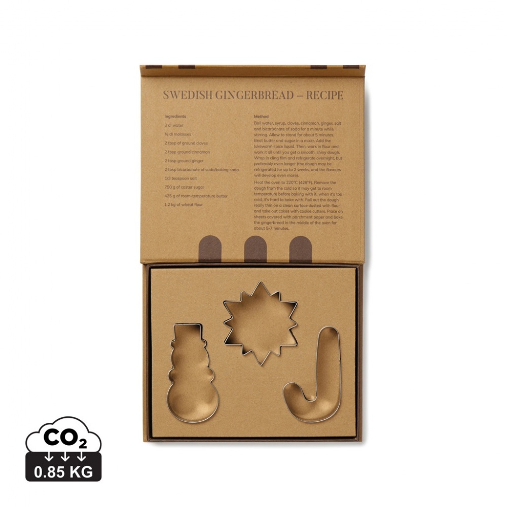 Logotrade promotional merchandise photo of: VINGA Classic cookie cutter 3-piece set