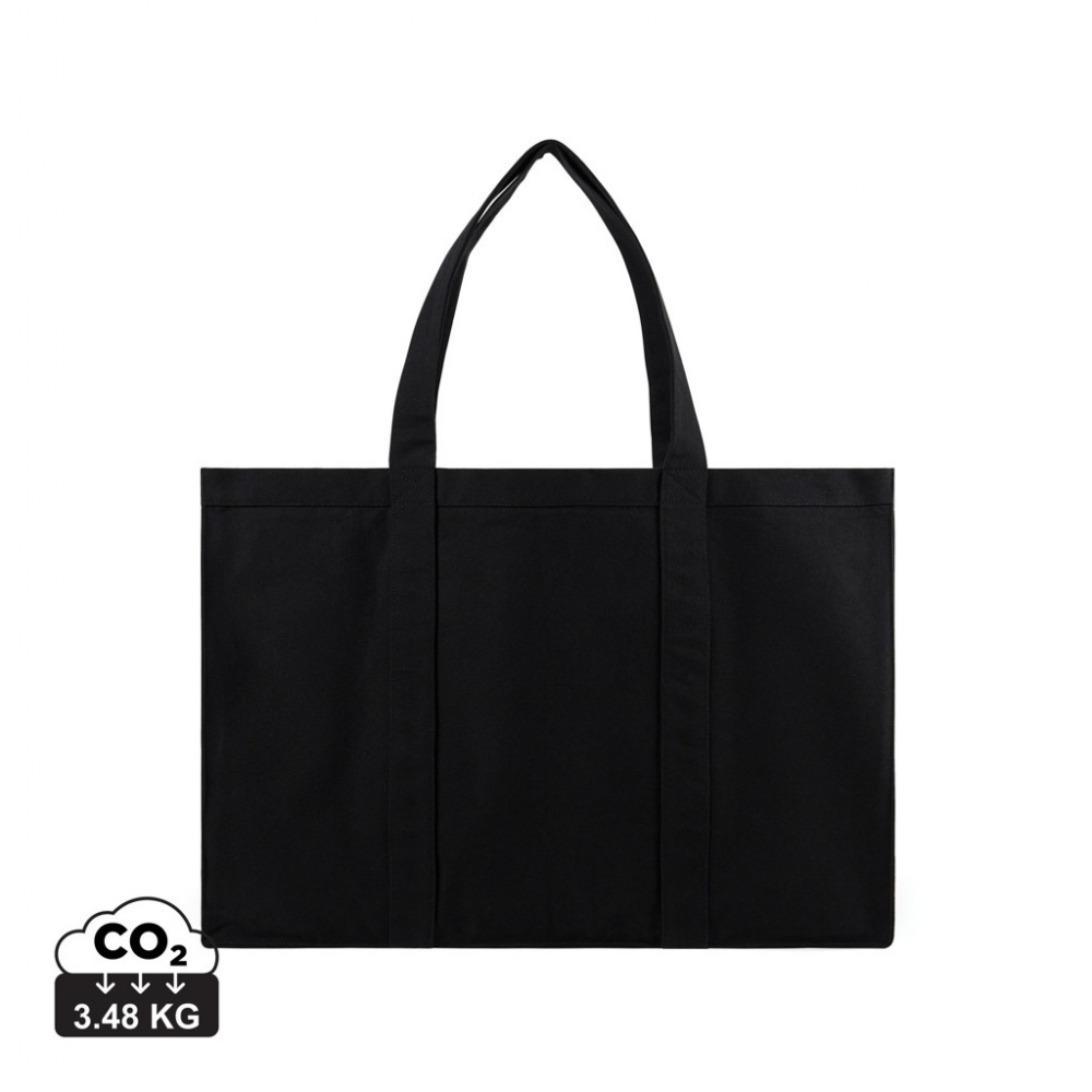 Logo trade advertising products picture of: VINGA Hilo AWARE™ recycled canvas maxi tote bag