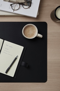 Logo trade promotional giveaways picture of: VINGA Timo PU RCS RPET notebook