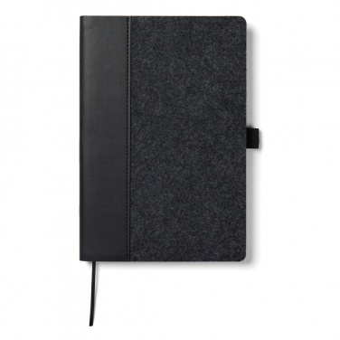 Logotrade promotional merchandise image of: VINGA Albon GRS recycled felt notebook