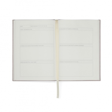 Logo trade promotional gift photo of: VINGA Thankfulness GRS recycled paper journal