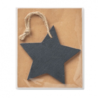 Logotrade business gift image of: Slate xmas hanger star