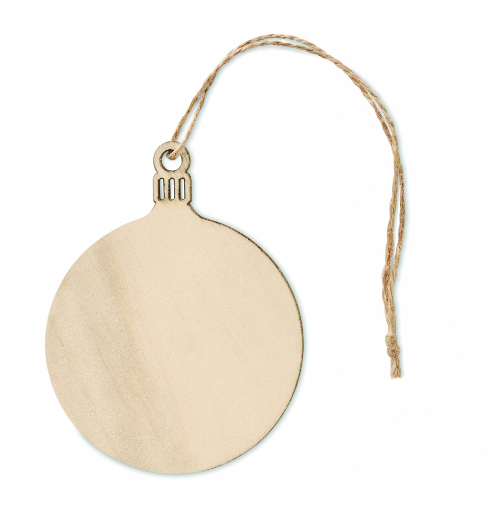 Logotrade corporate gift picture of: Wooden Tree bauble hanger