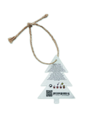 Logo trade promotional items picture of: Seed paper Xmas ornament