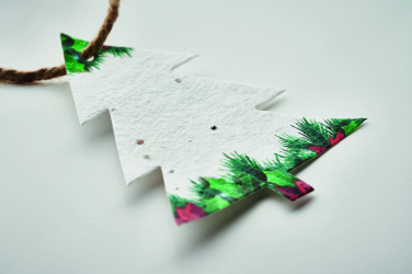 Logo trade promotional merchandise photo of: Seed paper Xmas ornament
