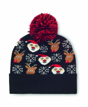 Logo trade promotional giveaway photo of: Christmas knitted beanie