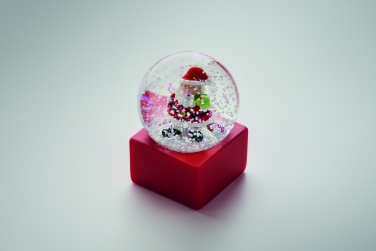 Logotrade promotional products photo of: Small snow ball glass ornament