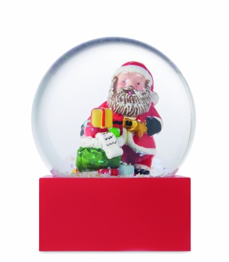 Logo trade promotional products image of: Snow ball glass ornament