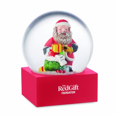 Logo trade promotional items picture of: Snow ball glass ornament