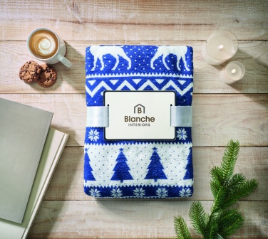 Logotrade promotional giveaway picture of: RPET fleece blanket 190 gr/m²