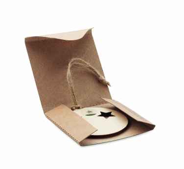 Logotrade promotional giveaway picture of: Wooden bauble shape hanger