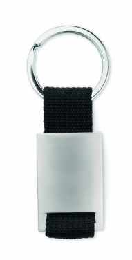 Logotrade promotional item picture of: Metal rectangular key ring Espoo
