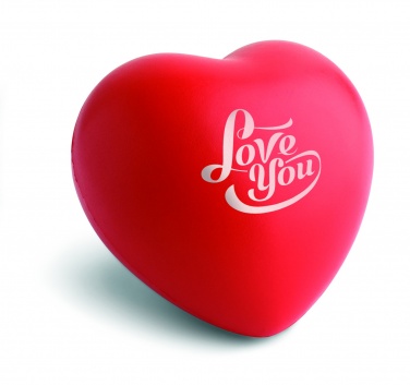 Logotrade promotional merchandise picture of: Anti-stress heart PU material