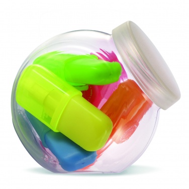 Logotrade business gift image of: 5 highlighters in container