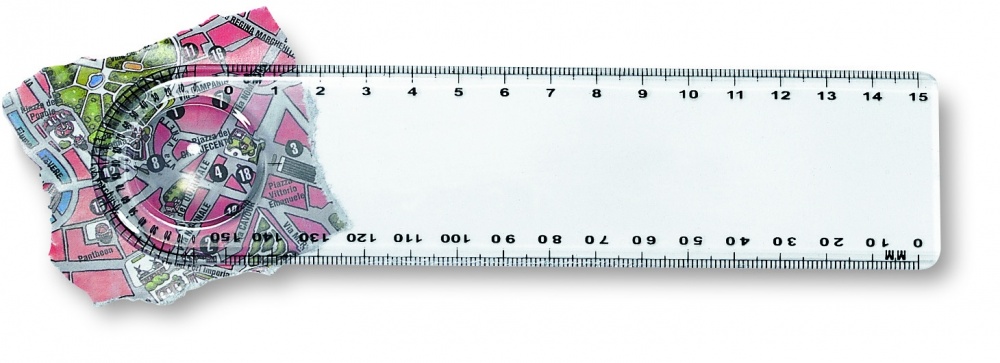 Logotrade promotional giveaways photo of: Ruler with magnifier
