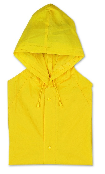 Logotrade advertising product image of: PVC raincoat with hood