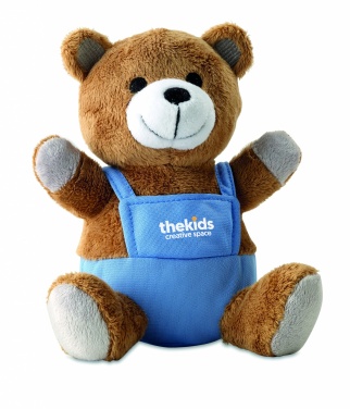 Logo trade promotional products image of: Bear plush w/ advertising pants