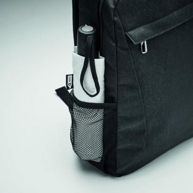 Logo trade business gift photo of: 600D RPET laptop backpack