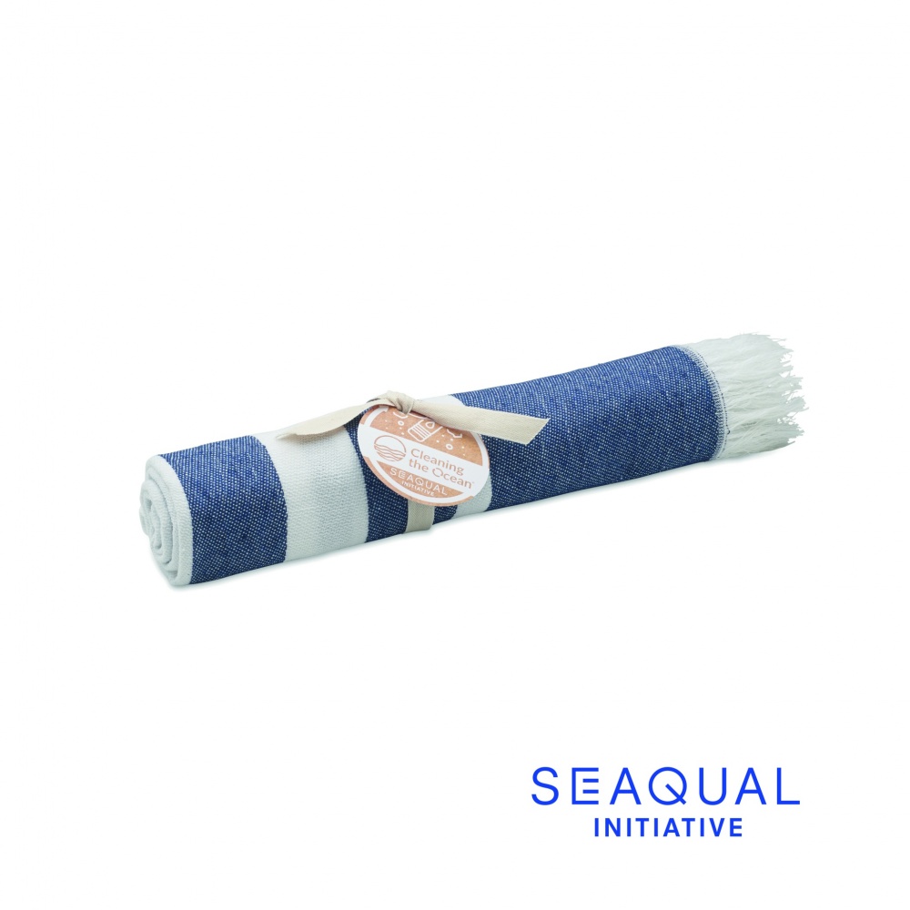 Logo trade promotional gifts image of: SEAQUAL® hammam towel 70x140cm