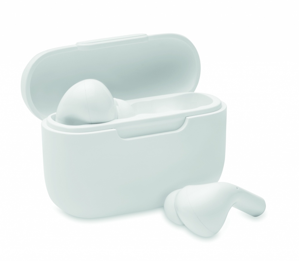 Logo trade business gifts image of: ABS TWS earbuds