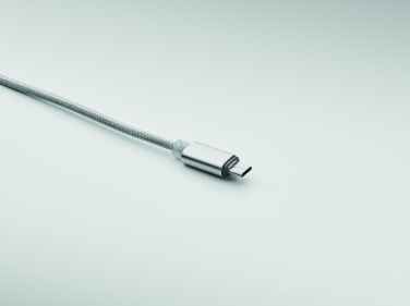 Logo trade promotional merchandise image of: 2 in 1 long charging cable