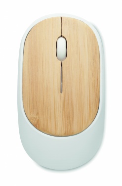 Logo trade promotional products picture of: Wireless mouse in bamboo