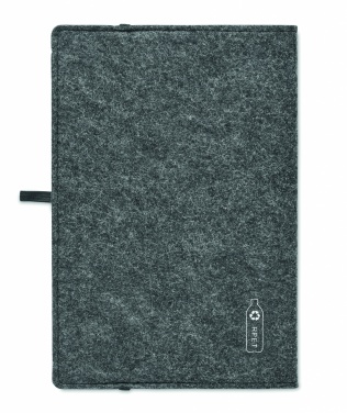 Logotrade promotional product picture of: A5 notebook RPET felt