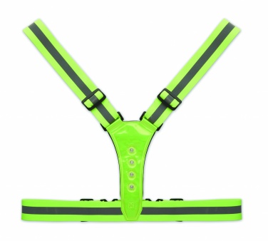 Logo trade promotional giveaways image of: Reflective body belt with LED