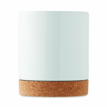 Logotrade advertising product image of: Ceramic cork mug 280 ml