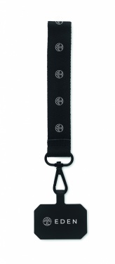 Logo trade promotional merchandise picture of: Polyester phone wrist strap