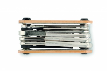 Logo trade promotional gifts image of: Multi tool pocket in bamboo