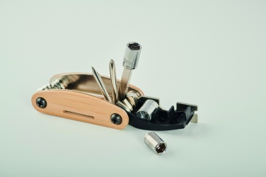 Logo trade promotional merchandise picture of: Multi tool pocket in bamboo