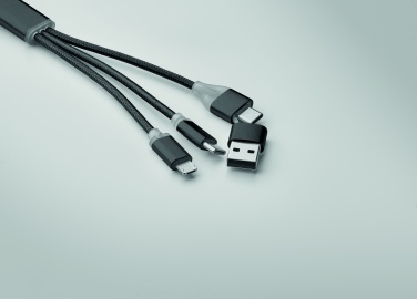 Logo trade business gifts image of: 4 in 1 charging cable type C