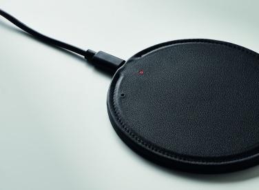 Logo trade business gifts image of: Recycled 15W Wireless charger