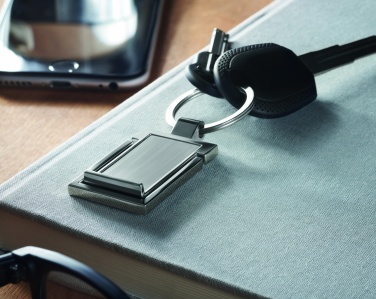 Logotrade promotional product image of: Metal key ring phone stand Seinajoki