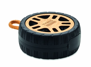 Logo trade promotional merchandise photo of: Wireless speaker tire shaped