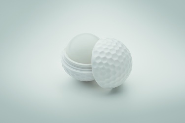 Logo trade promotional merchandise picture of: Lip balm in golf ball shape