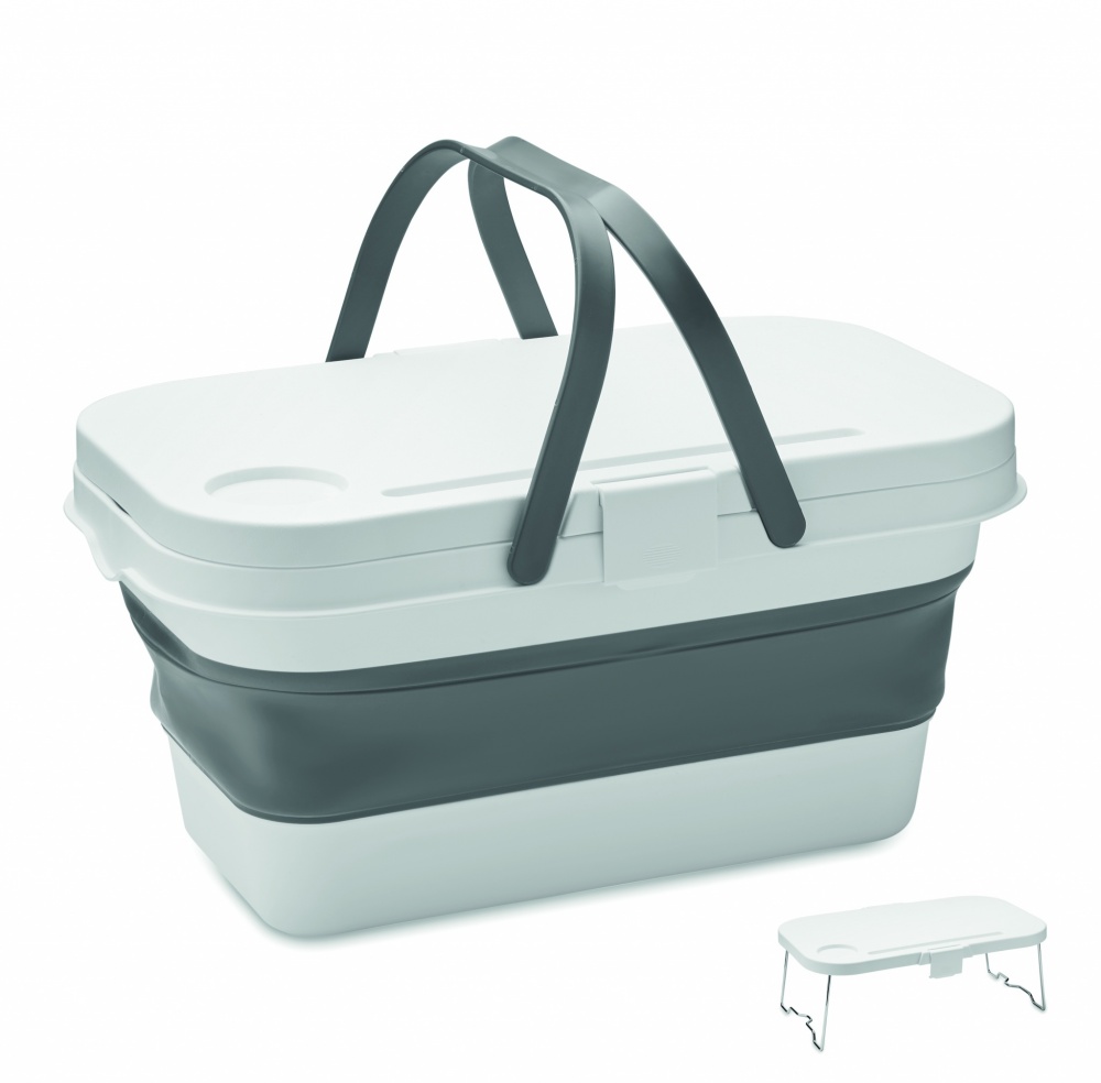 Logotrade promotional item picture of: Collapsible picnic basket