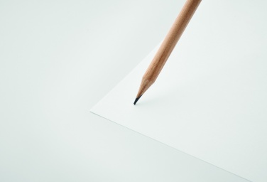 Logo trade promotional gifts picture of: Natural pencil with eraser