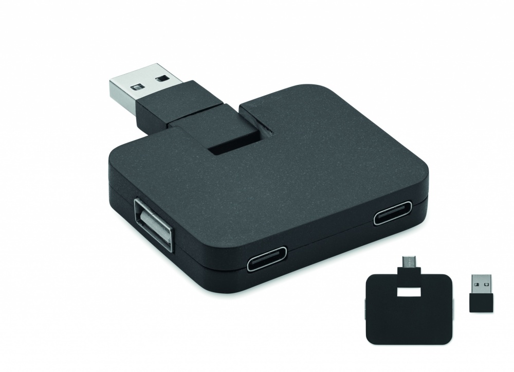 Logo trade promotional gift photo of: 4 port USB hub
