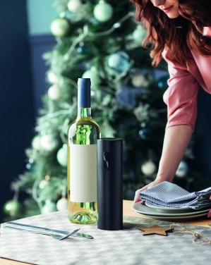 Logo trade promotional giveaway photo of: Electric wine bottle opener